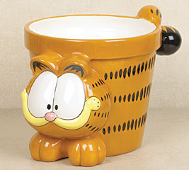 Garfield Ceramic Planter